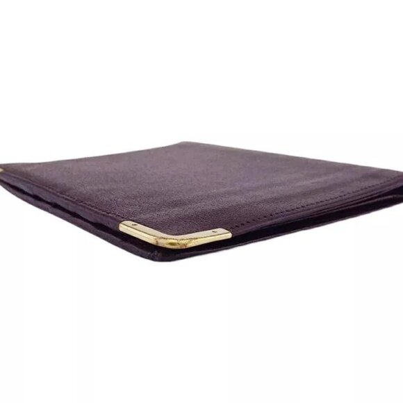 GUCCI Bi -fold Fudta Korn Plate Leather Authentic USED - Picture 5 of 10